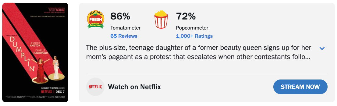 Schermafbeelding via Rotten Tomatoes