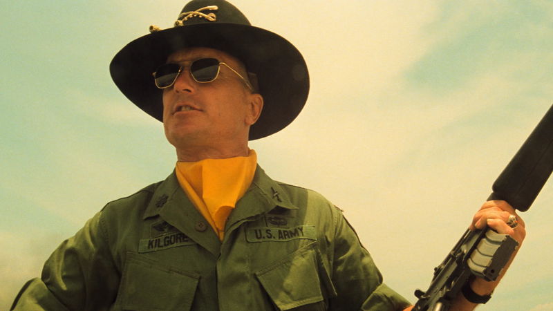 Robert Duvall als Lt. Colonel Kilgore in 'Apocalypse Now', afbeelding via TMDb