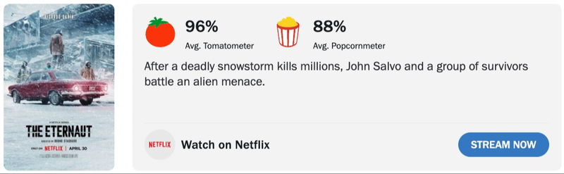 Schermafbeelding via Rotten Tomatoes