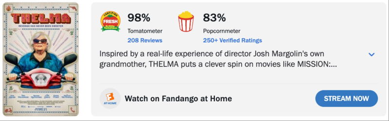 Schermafbeelding via Rotten Tomatoes