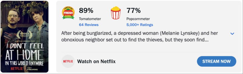 Schermafbeelding via Rotten Tomatoes