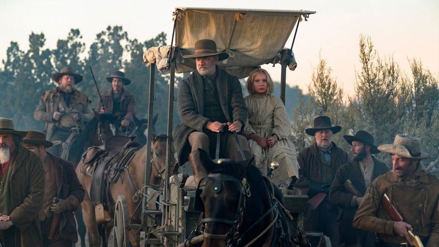 Officiële trailer van de western 'News of the World' met Tom Hanks nu te zien