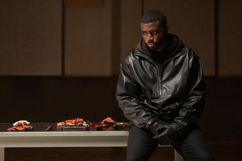Y'Lan Noel als Coltrane Wilder in 'Nemesis'. Afbeelding via Saeed Adyani/Netflix © 2026