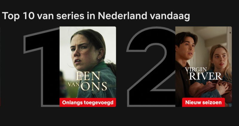 Schermafbeelding via Netflix