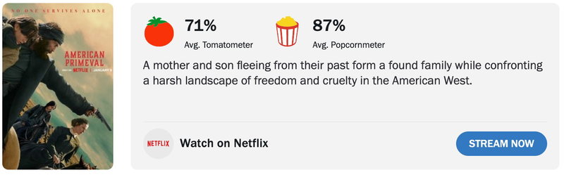 Schermafbeelding via Rotten Tomatoes