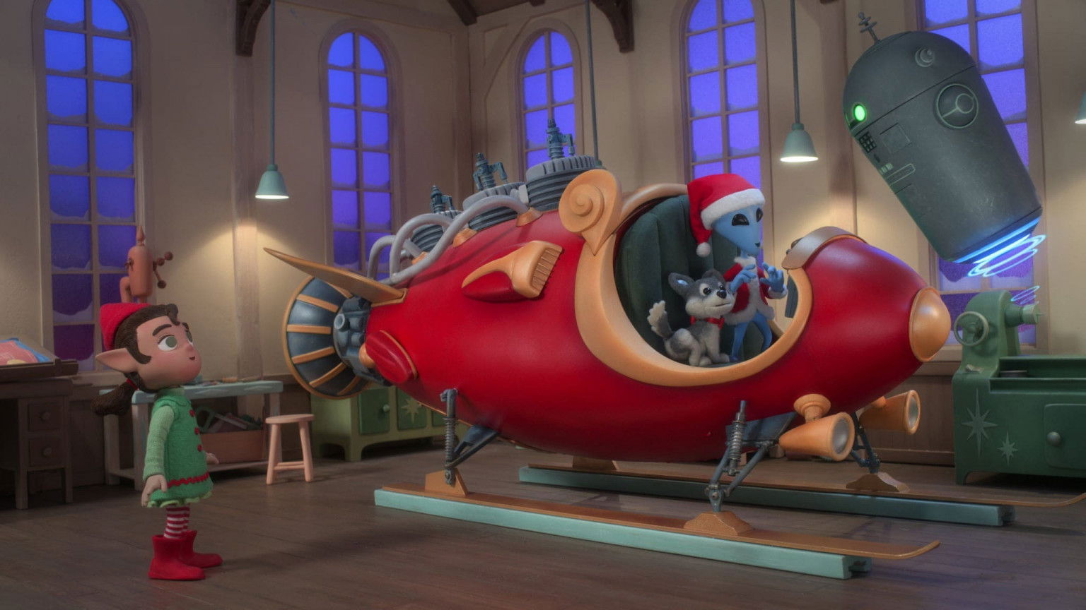 Bijzondere animatiefilm 'Alien Xmas' vanaf november te zien, Netflix deelt eerste trailer