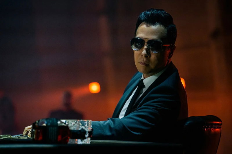 Donnie Yen als Caine in 'John Wick: Chapter 4', afbeelding via Murray Close/Lionsgate