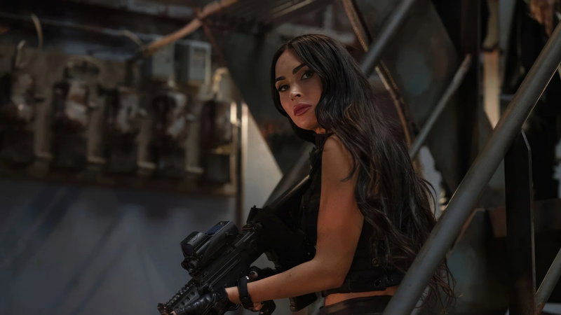 Megan Fox in 'Expend4bles'. Afbeeldinmg via TMDb