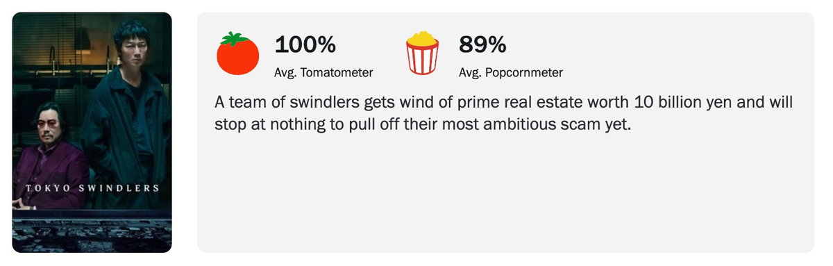 Screenshot van Rotten Tomatoes
