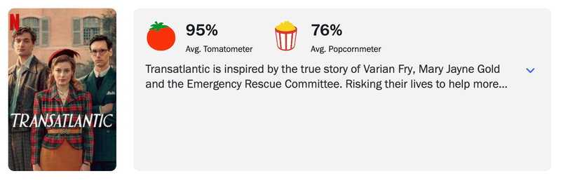 Screenshot van Rotten Tomatoes