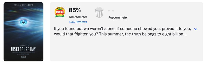 Screenshot van Rotten Tomatoes