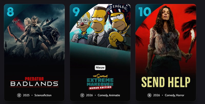 Screenshot van Disney+