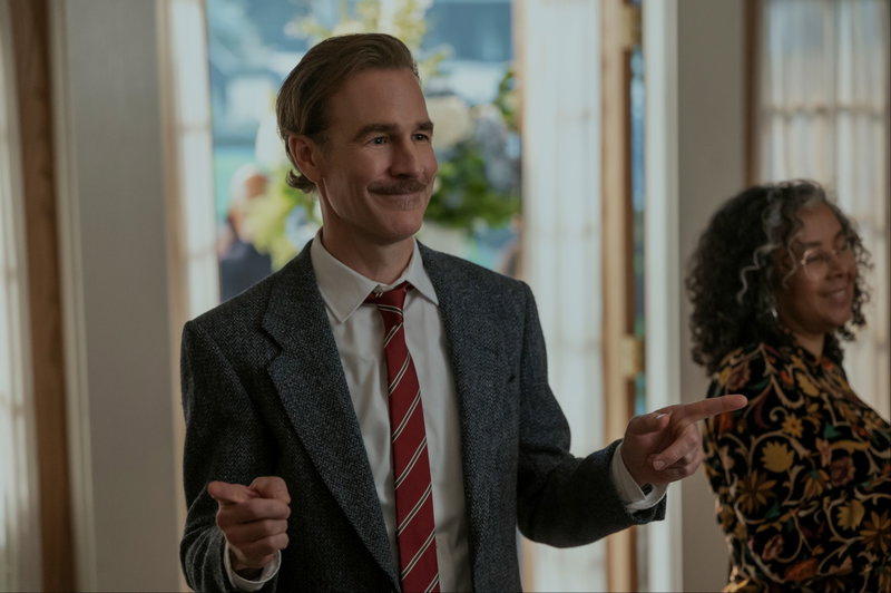 Decaan Wilson (James Van Der Beek) in ELLE. Photo Credit: Kimberley French/Prime Video