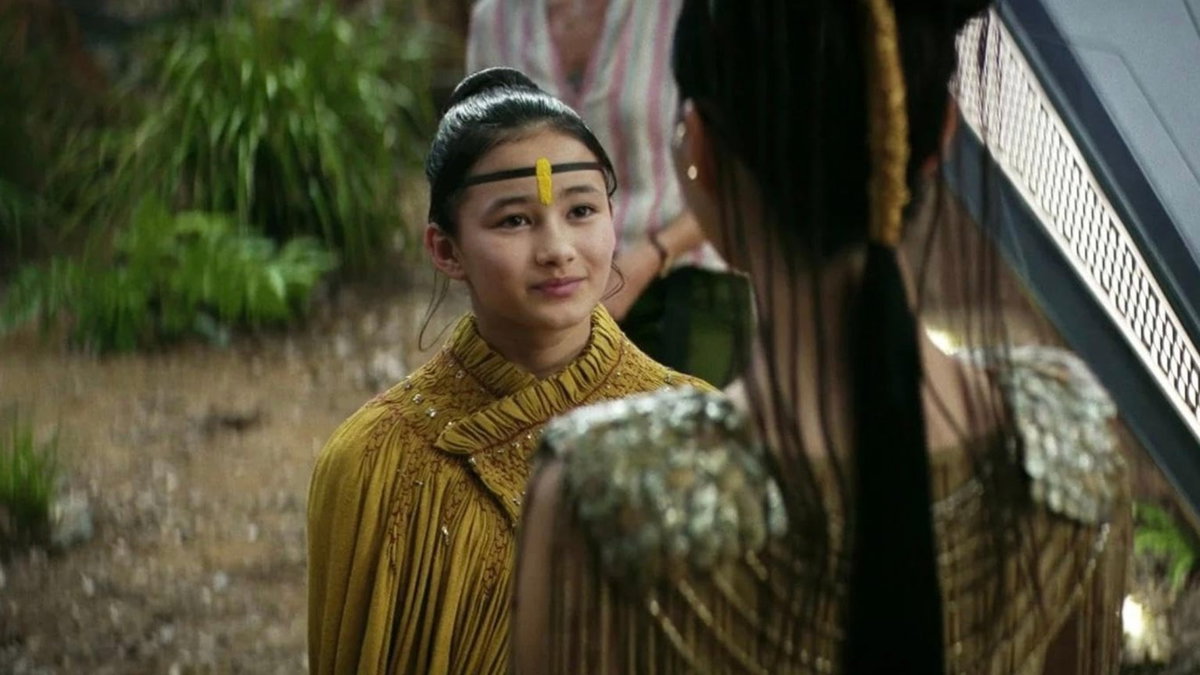 Kaylee Hottle in 'Godzilla x Kong: The New Empire' via Warner Bros.