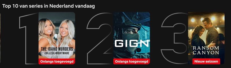 Schermafbeelding Netflix