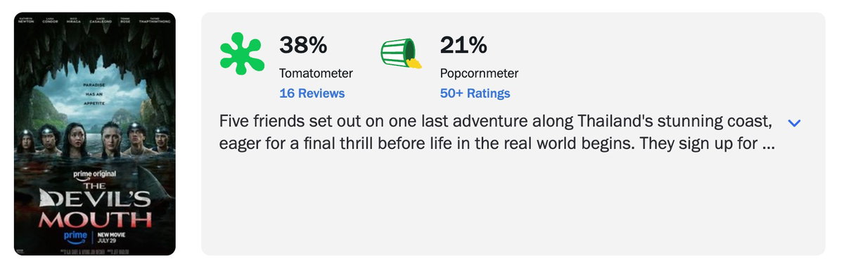 Rotten Tomatoes screenshot