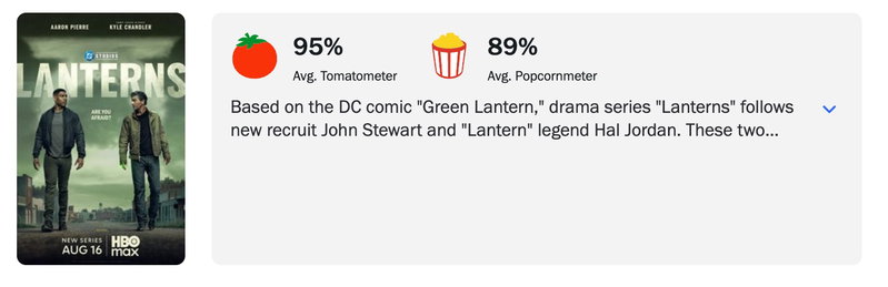 Schermafbeelding Rotten Tomatoes