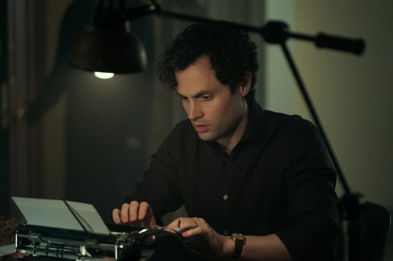 Penn Badgley in 'You'. Afbeelding via Clifton Prescod/Netflix