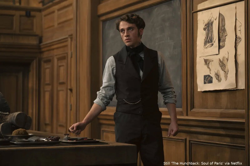 Benjamin Voisin in 'The Hunchback, Soul of Paris' via Netflix