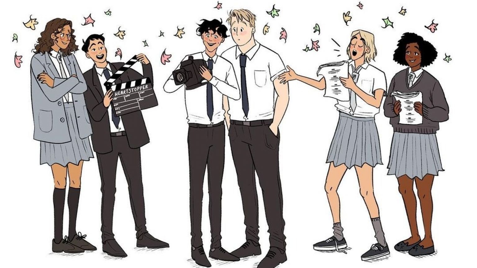 Netflix en 'Doctor Who'-regisseur maken een serie van de stripboekenreeks 'Heartstopper'