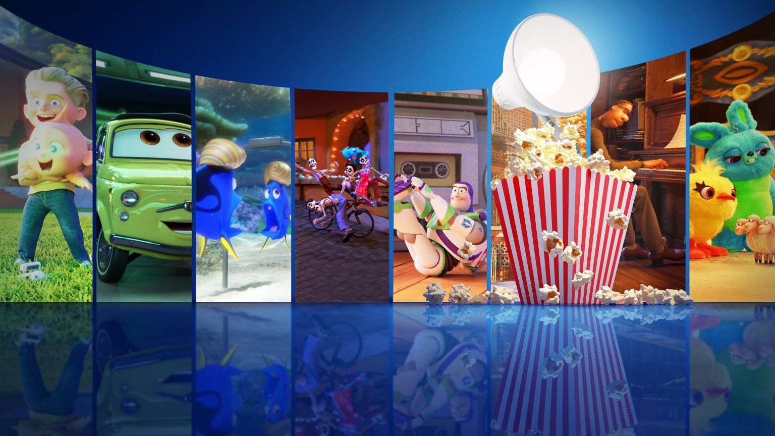Nieuw op Disney+: 'Pixar Popcorn', een collectie korte films met al je favoriete Pixar-personages
