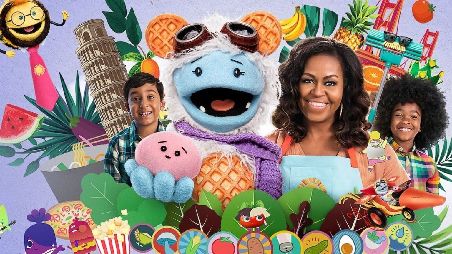 Trailer van Michelle Obama's Netflix-serie 'Wafeltje en Mochi' nu te zien