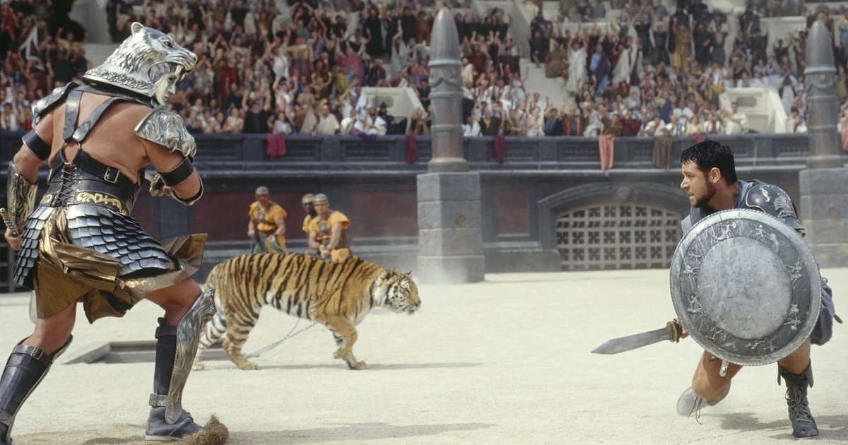 'Gladiator' van Ridley Scott met Russell Crowe en Joaquin Phoenix nu te