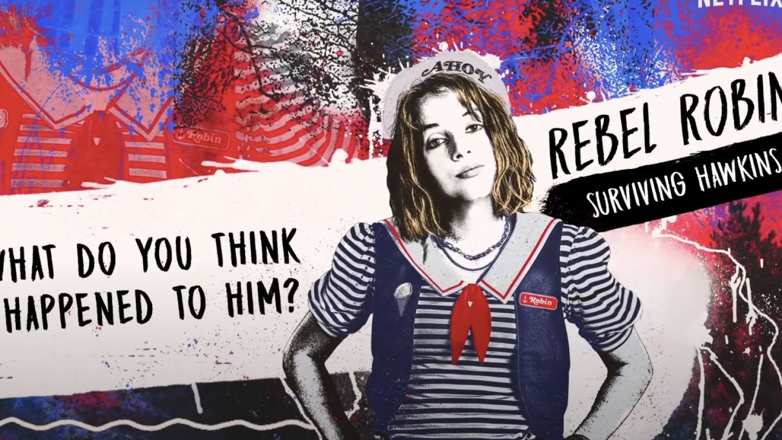 Netflix deelt trailer van 'Stranger Things'-podcast 'Rebel Robin: Surviving Hawkins'