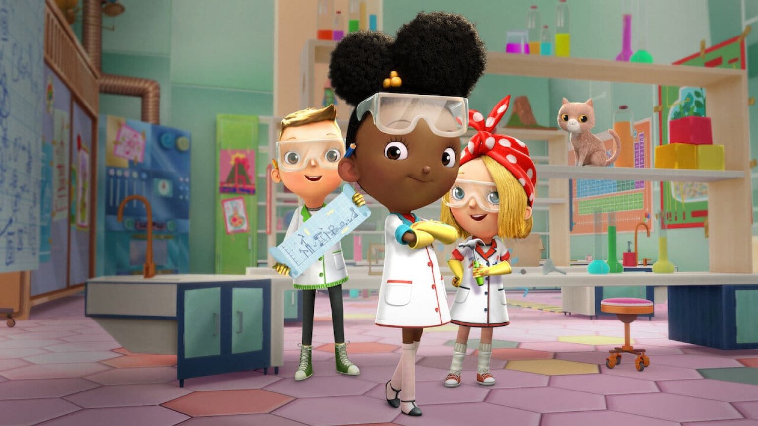 Trailer van kinderserie 'Ada Dapper, Wetenschapper' geproduceerd door de Obama's nu te zien