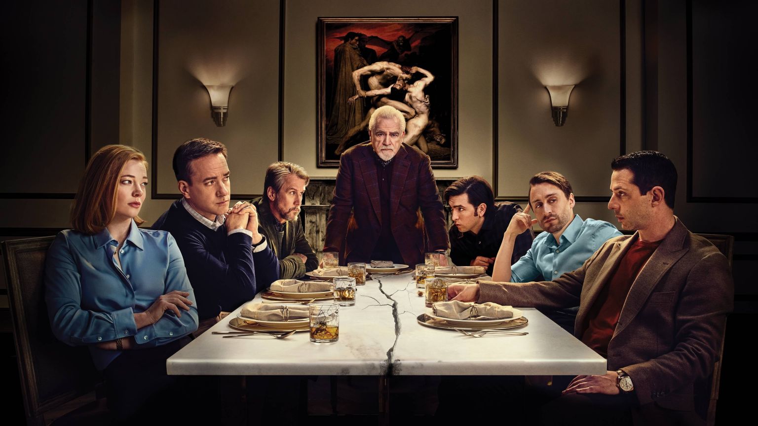 Seizoen 3 van dramaserie 'Succesion' met Alexander Skarsgård en Adrien Brody gaat in oktober in première