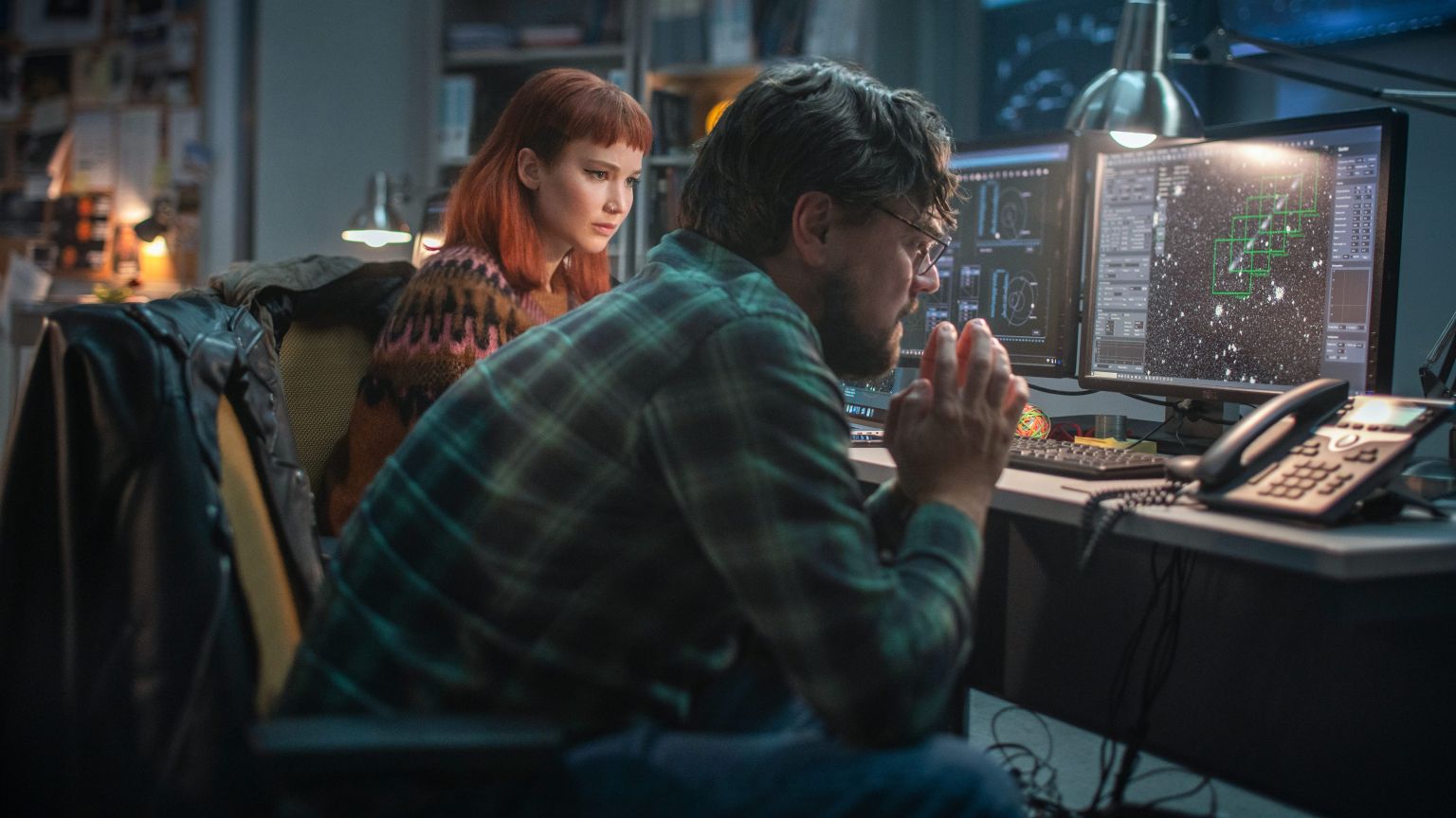 Leonardo DiCaprio en Jennifer Lawrence schitteren in de eerste teaser van Netflix-komedie 'Don't Look Up'