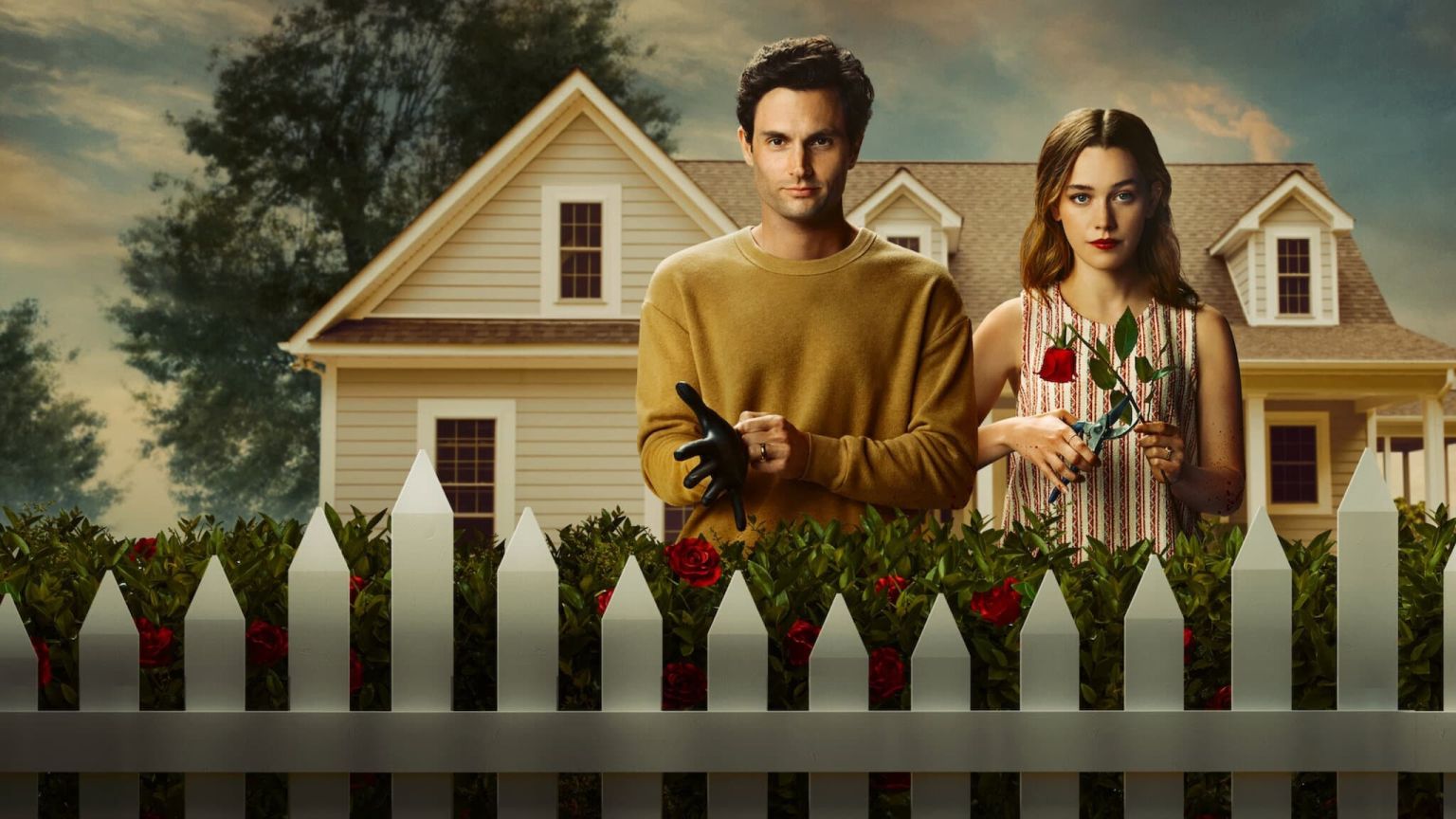 Victoria Pedretti en Penn Badgley bereiden kijkers voor op 'You' seizoen 3