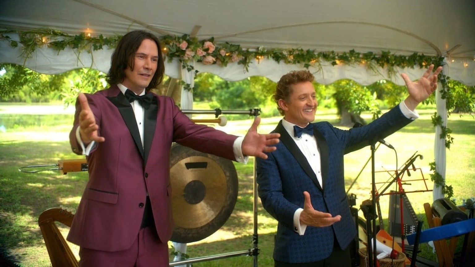 Keanu Reeves en Alex Winter weer zij aan zij in eerste trailer van 'Bill & Ted Face the Music'