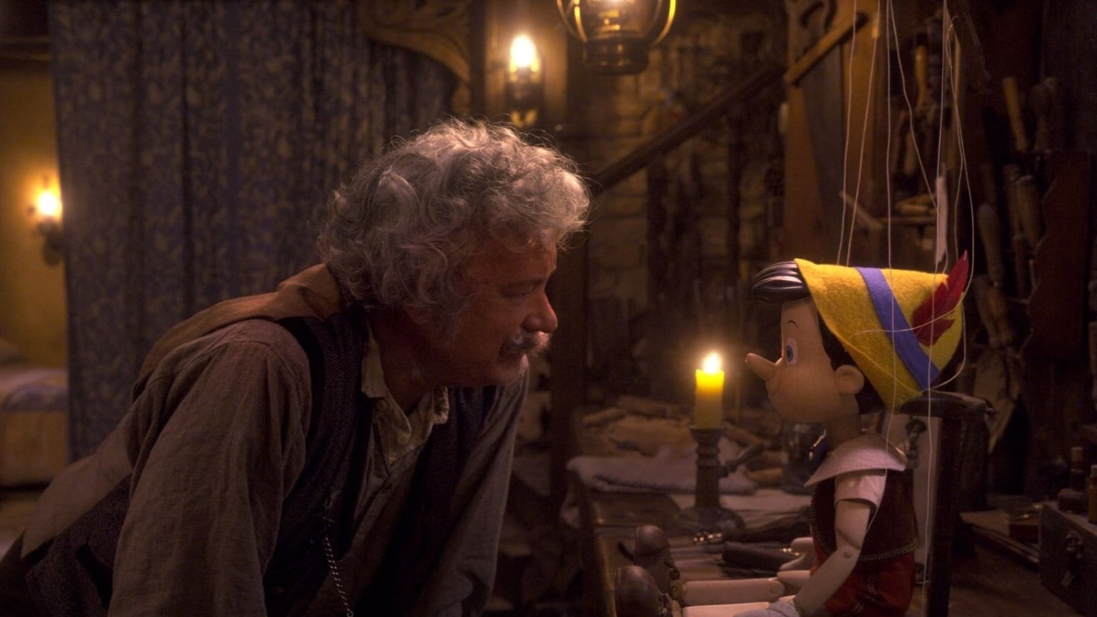Tom Hanks te zien als Geppetto in eerste beeld van 'Pinocchio', Disney+ onthult releasedatum