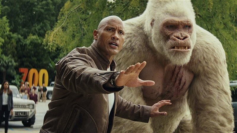 Actiefilm 'Rampage: Big Meets Bigger' met Dwayne Johnson nu te zien op HBO Max