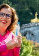 Francis naar Lourdes