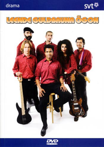 Leende guldbruna ögon